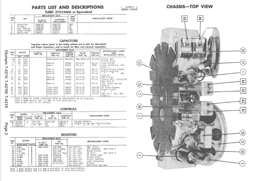 7-421X ; Olympic Radio & (ID = 1509574) Radio