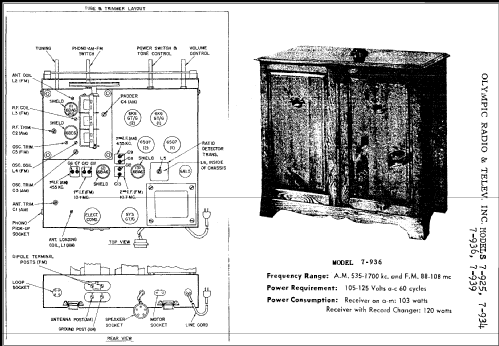 7-934 ; Olympic Radio & (ID = 297229) Radio