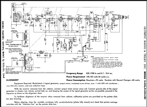 8-618 ; Olympic Radio & (ID = 352349) Radio