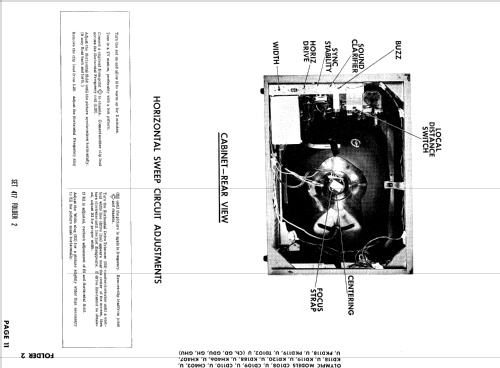 CD109U Ch= GDU; Olympic Radio & (ID = 859008) Television