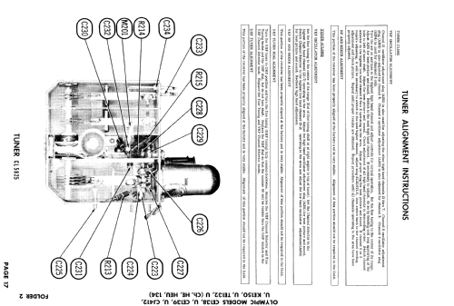 CE138 Ch= HE; Olympic Radio & (ID = 875734) Fernseh-E