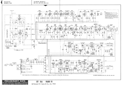 DX-216 ; Olympic Radio & (ID = 1679104) Fernseh-E