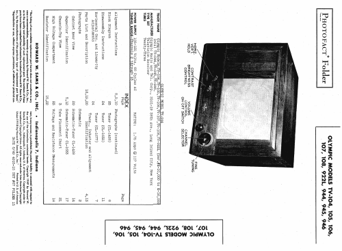 TV-105 Challenger ; Olympic Radio & (ID = 1347612) Televisore