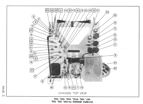 TV-105 Challenger ; Olympic Radio & (ID = 1347615) Televisore