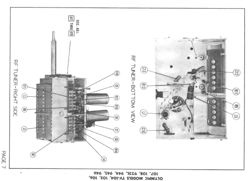 TV-105 Challenger ; Olympic Radio & (ID = 1347619) Televisore