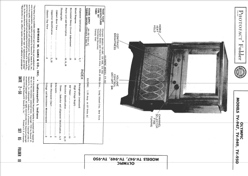 TV-947 ; Olympic Radio & (ID = 1571876) Television