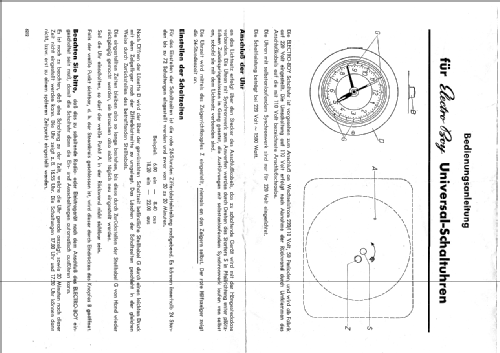 Electro-Boy Schaltuhr ; Omega; Trossingen, (ID = 1777751) Misc