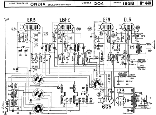 204 A; Ondia Le Matériel; (ID = 219982) Radio