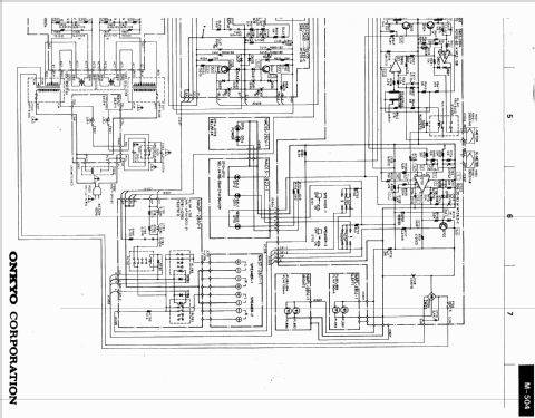 Integra Stereo Power Amplifier M-504; Onkyo, Osaka Denki (ID = 2067090) Ampl/Mixer