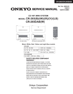 CD Receiver CR-265; Onkyo, Osaka Denki (ID = 2757047) Radio