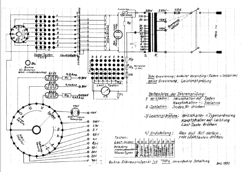 Röhrenprüfgerät TRP/4; Ontra - Werkstätten; (ID = 526021) Equipment