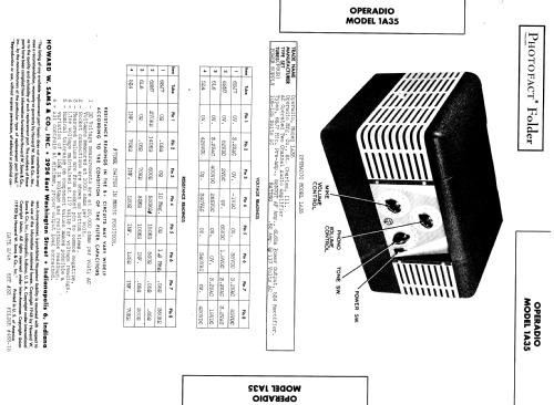 1A35 ; Operadio Corp.; St. (ID = 946475) Ampl/Mixer