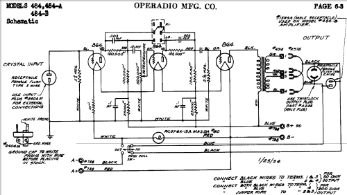 484 ; Operadio Corp.; St. (ID = 440628) Ampl/Mixer