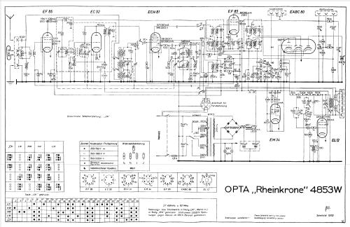 Rheinkrone 4853W; Opta-Spezial siehe (ID = 201124) Radio