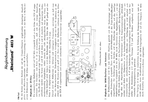 Rheinland-Phono 4852W; Opta-Spezial siehe (ID = 30748) Radio