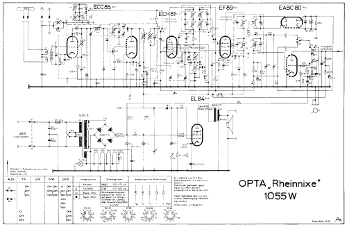 Rheinnixe 1055W; Opta-Spezial siehe (ID = 30742) Radio