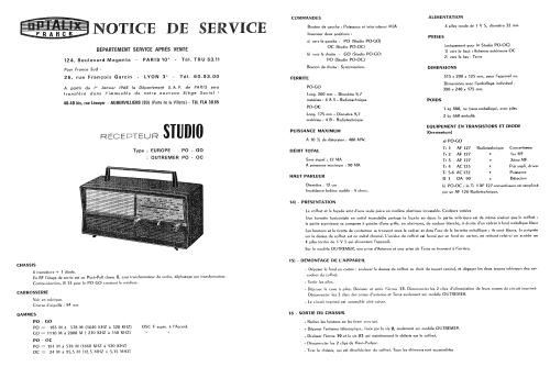 Studio Europe PO-GO; Optalix, T.E.D., (ID = 1462921) Radio