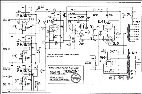 Monzón 235; Optimus; Gerona (ID = 2567154) Ampl/Mixer