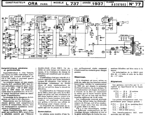 L737; ORA, Oradyne, Gérard (ID = 222671) Radio