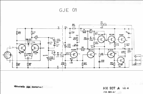 Audio Amplifier GJE01; Orion; Budapest (ID = 1681794) Ampl/Mixer