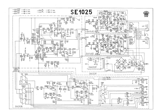 Stereo Amplifier SE-1025 / HX914J/1; Orion; Budapest (ID = 839749) Ampl/Mixer