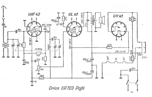 Pajti UR103; Orion; Budapest (ID = 1512489) Radio