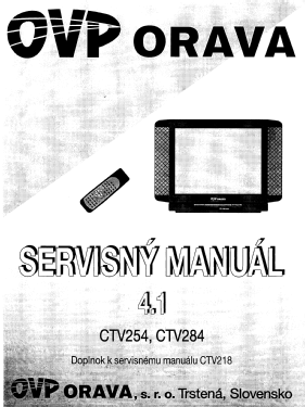 CTV254; OVP Orava; Trstená (ID = 2722803) Televisore