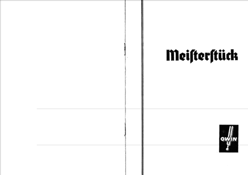 Meisterstück L96W; Owin; Hannover (ID = 195256) Radio