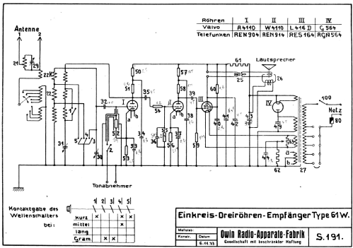 Transocean L61W; Owin; Hannover (ID = 1780540) Radio