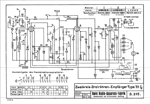 Weltklang L72G; Owin; Hannover (ID = 754372) Radio