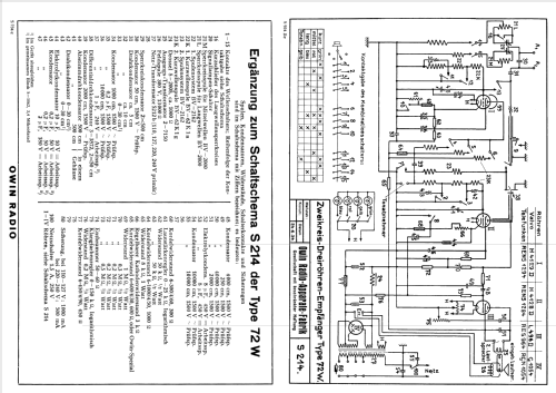 Weltklang L72W; Owin; Hannover (ID = 2128170) Radio