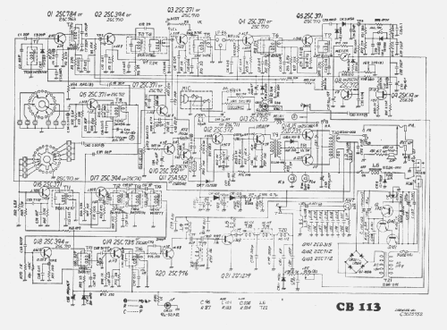 CB - Funk - Basisstation CB113; Pace Communications; (ID = 1993337) Citizen