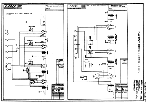 63 PEC Photocell amplifier C-8890; Pacent, New York (ID = 1055729) Ampl/Mixer