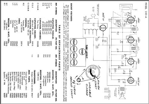 100A ; Packard Bell Co.; (ID = 233811) Radio