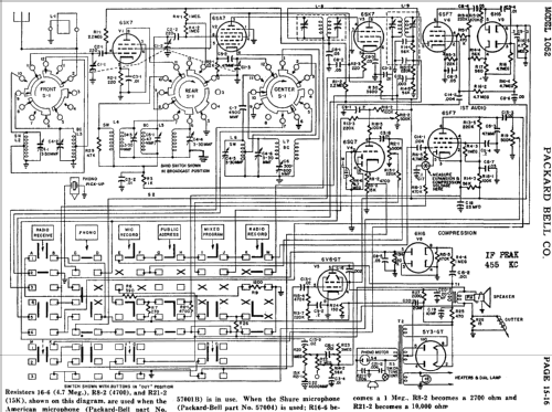 PhonOcord 1052; Packard Bell Co.; (ID = 439314) Radio