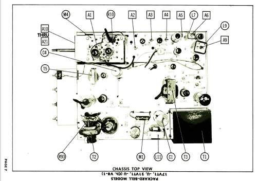 17VT1 Ch= V8-1; Packard Bell Co.; (ID = 1927991) Television