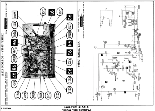 21DC16 Ch= 98D6; Packard Bell Co.; (ID = 556152) Television