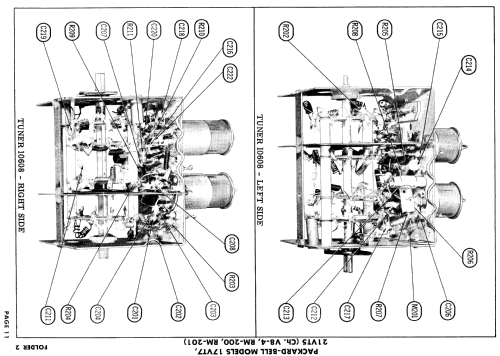 21VT5 Ch= RM-201 & V8-4; Packard Bell Co.; (ID = 936470) Fernseh-E
