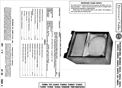 24DD2 Ch= 98D2; Packard Bell Co.; (ID = 1870871) Televisore