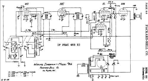 86 ; Packard Bell Co.; (ID = 437569) Radio