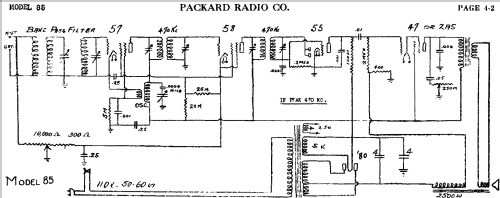 85 ; Packard Radio (ID = 435417) Radio