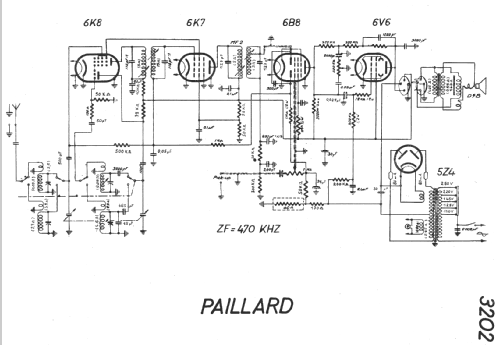 3202B; Paillard AG; St. (ID = 15547) Radio