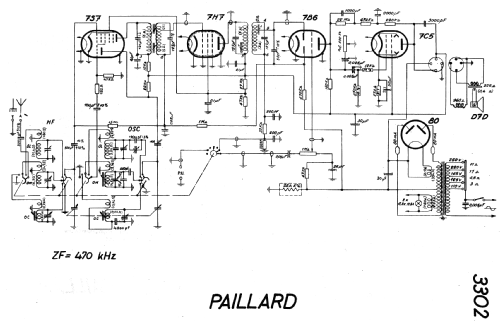 3302F; Paillard AG; St. (ID = 15555) Radio