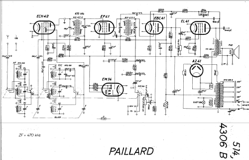 4306B Ch= 514; Paillard AG; St. (ID = 15582) Radio