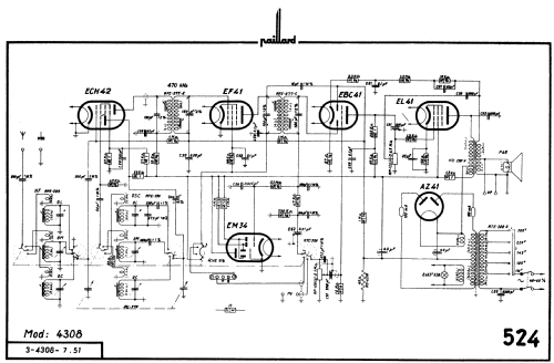 4308C-Tefi; Paillard AG; St. (ID = 2535876) Radio