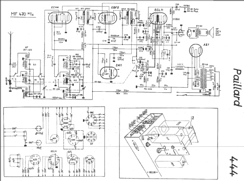 444; Paillard AG; St. (ID = 797152) Radio