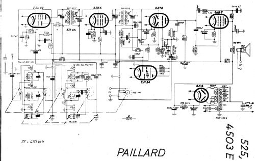525 ; Paillard AG; St. (ID = 15590) Radio