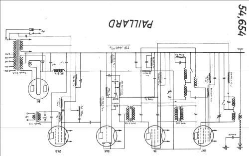 54TGR; Paillard AG; St. (ID = 15237) Radio