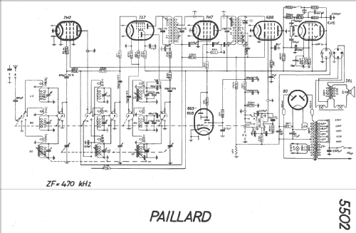 5502B; Paillard AG; St. (ID = 15566) Radio