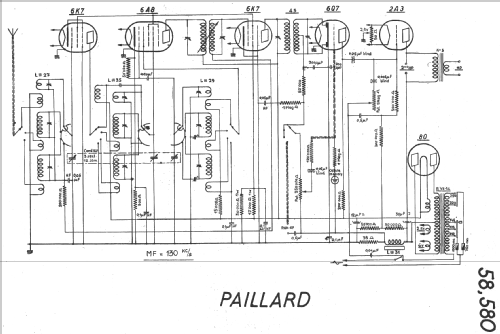 580TGR; Paillard AG; St. (ID = 15251) Radio